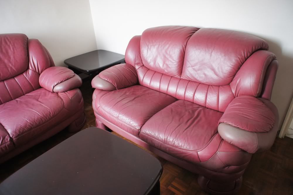 Our Preloved For Sale 3+2+1 Leather Sofa